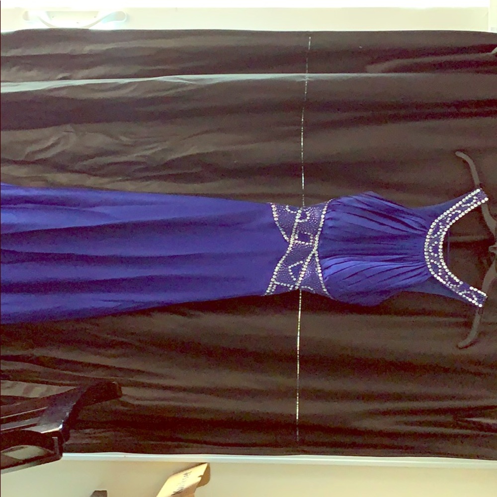 Royal blue formal dress